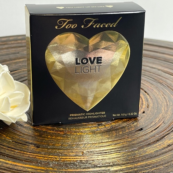 Too Faced Love Light Highlighter Makeup Gold Nwt - Picture 4 of 12